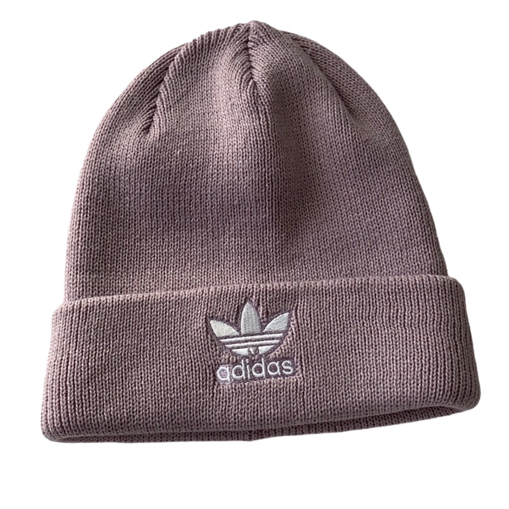Adidas • Light Purple Knit Beanie/ hat